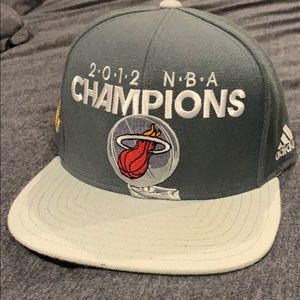 Adidas 2012 Miami Heat Championship SnapBack hat